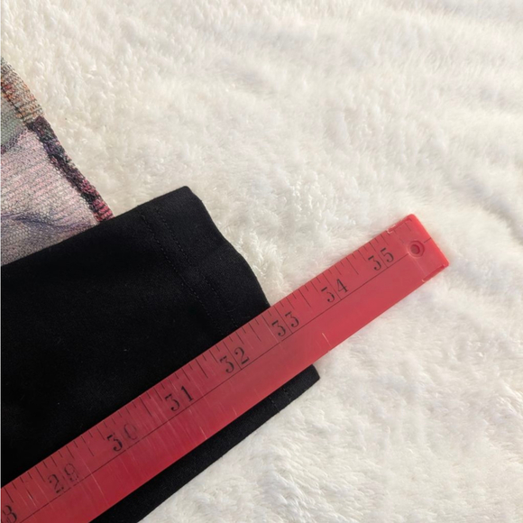 Maeve Anthropologie Meeva Black Floral Mesh Maxi Leggings Skirt- Small - Picture 7 of 11